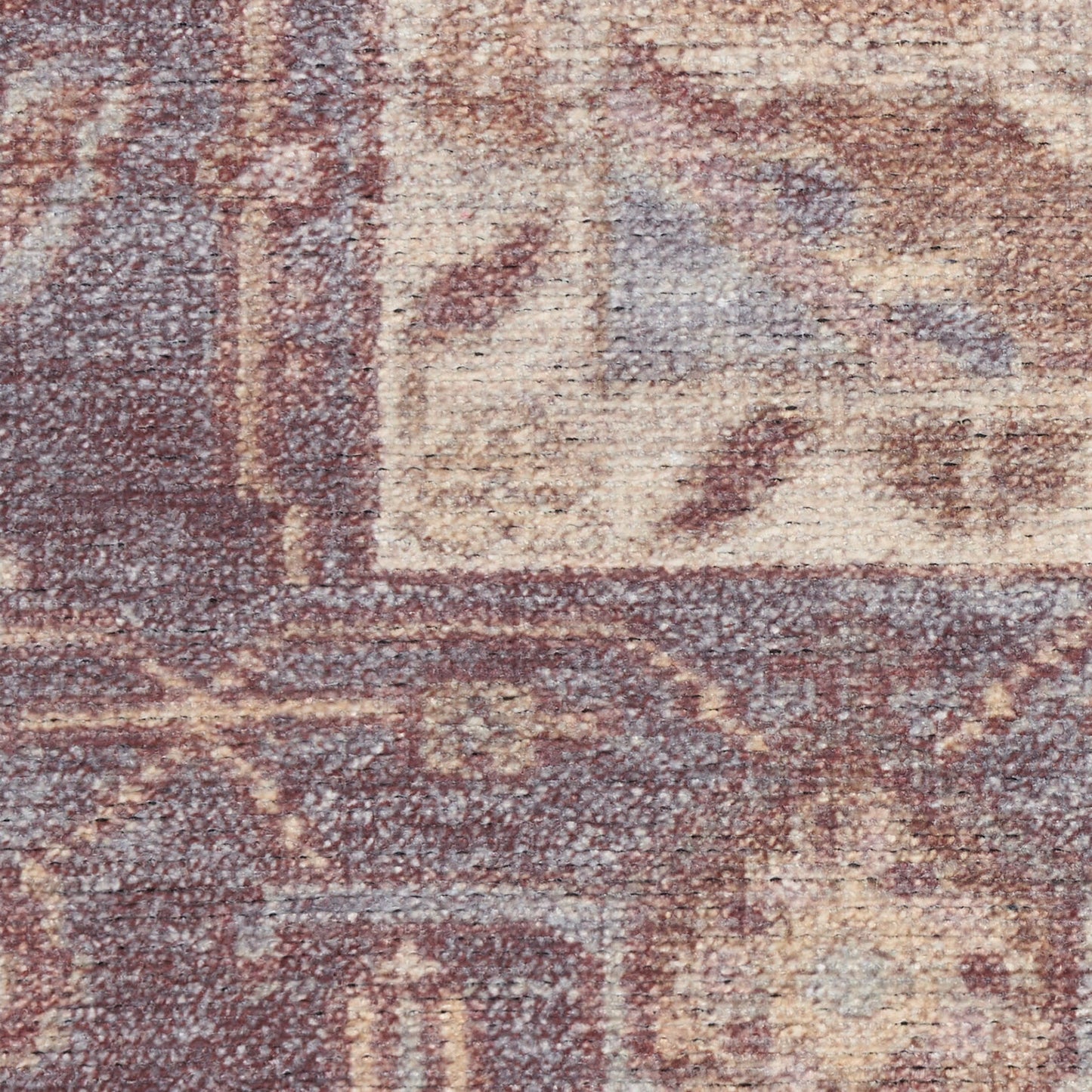 Nourison Vintage Washables 7'10" x 9'10" Ivory Purple Vintage Indoor Rug