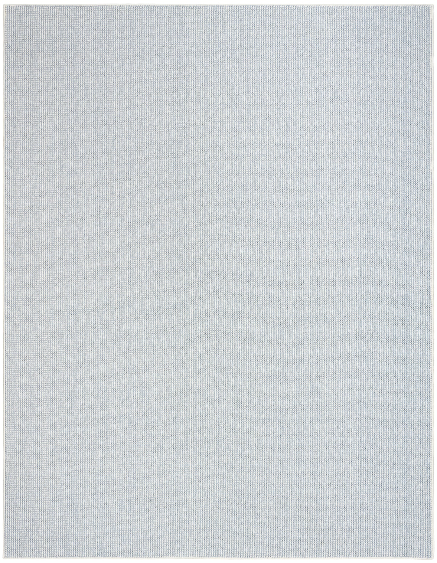 Nourison Natural Texture 5'3" x 7' Ivory Blue Farmhouse Indoor Rug