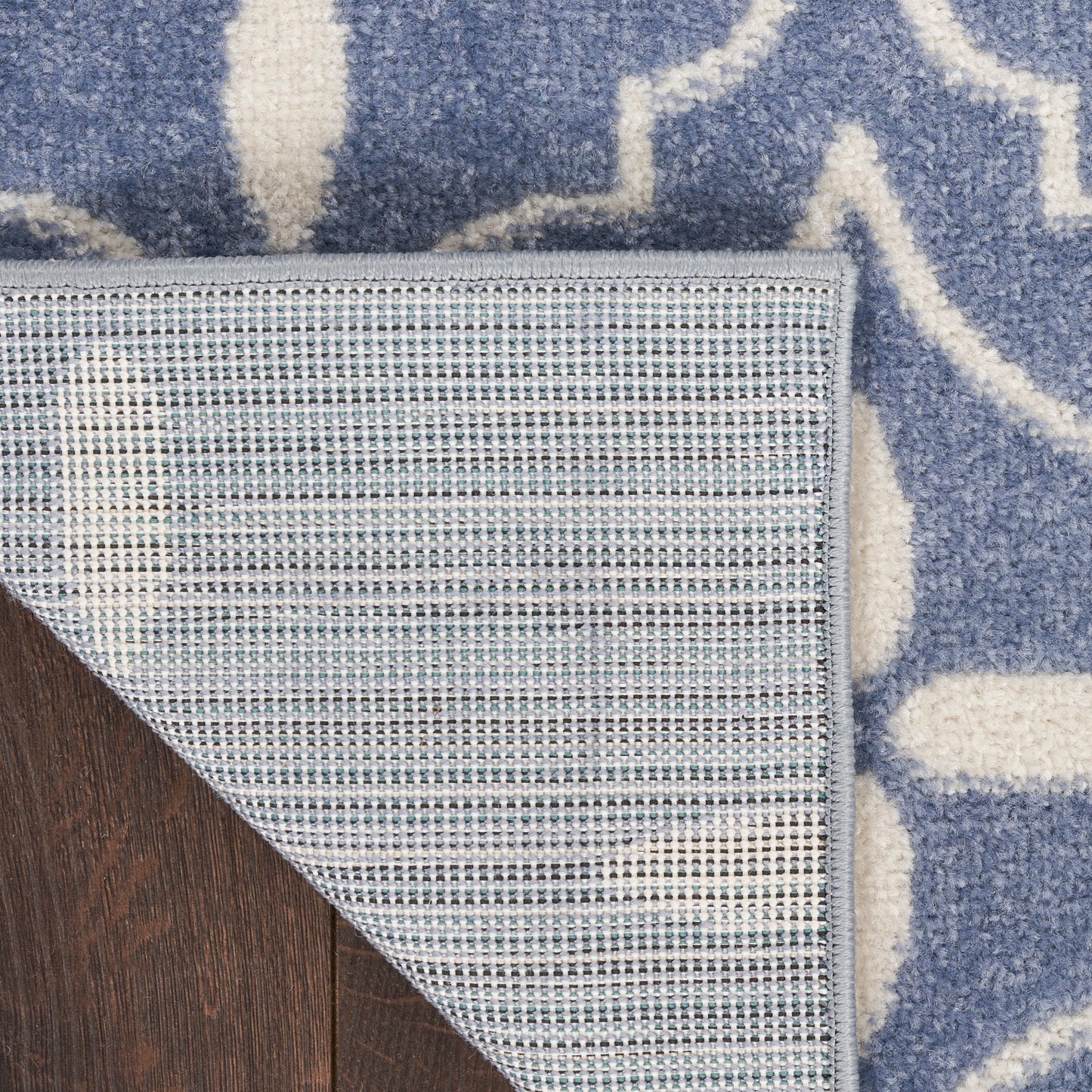 Nourison Nourison Essentials 2'2" x 7'6" Blue Ivory Modern Rug