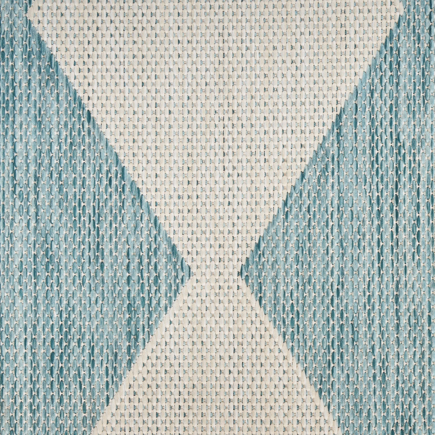 Nourison Positano 8' x Round Aqua Modern Rug