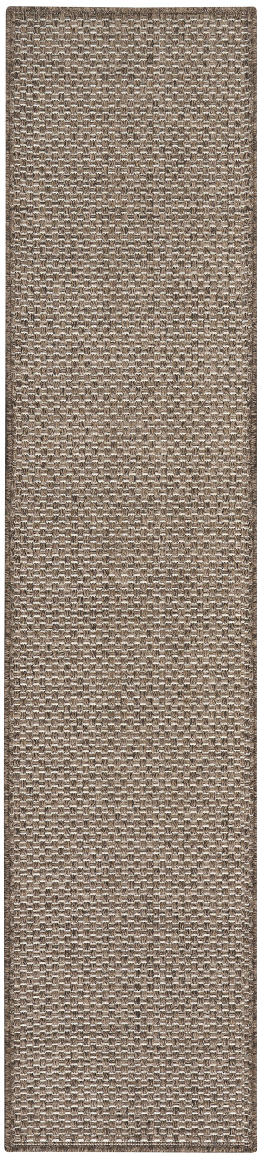 Nourison Tulum 2'2" x 8' Brown Outdoor Rug