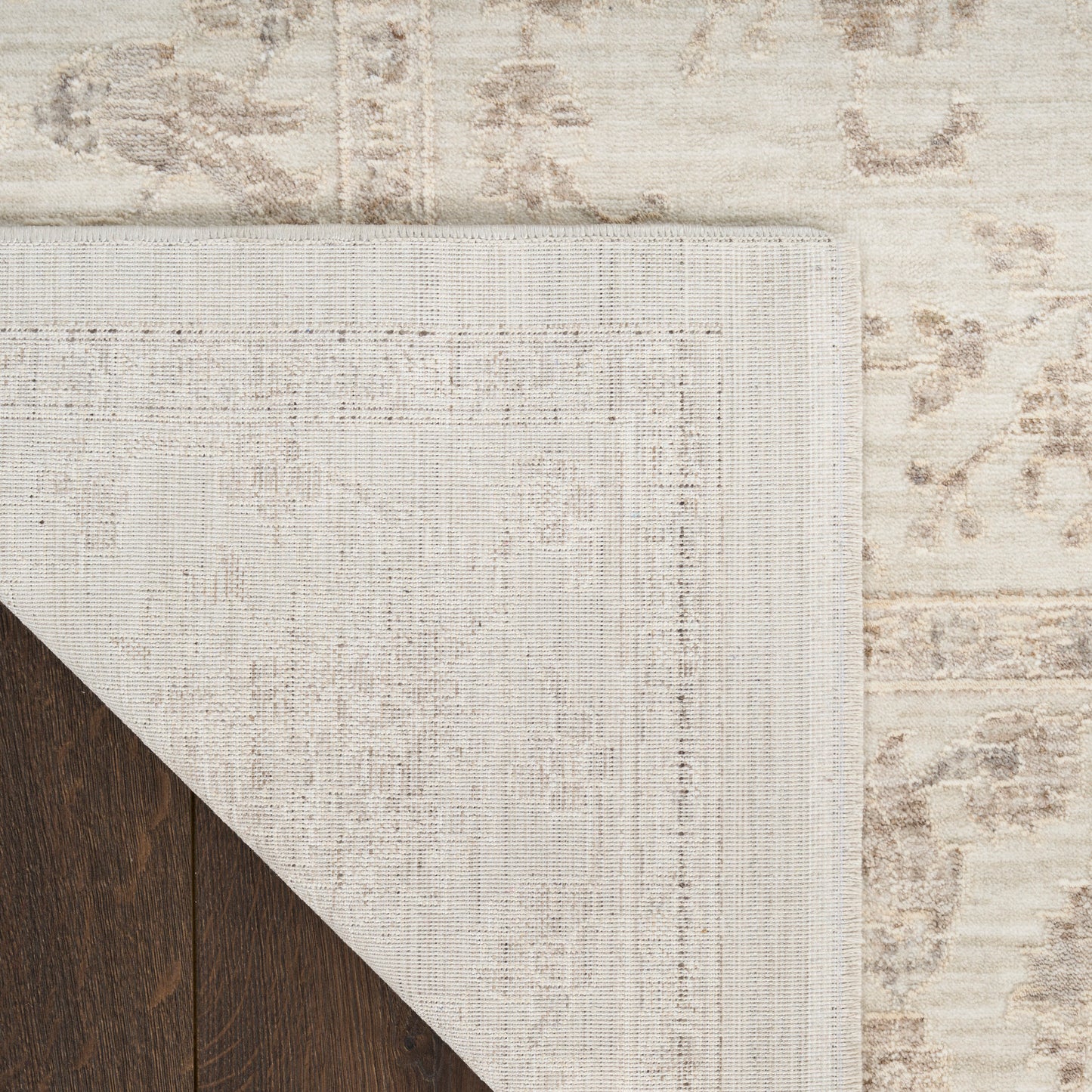 Nourison Shadows 2'2" x 12' Ivory Vintage Indoor Rug