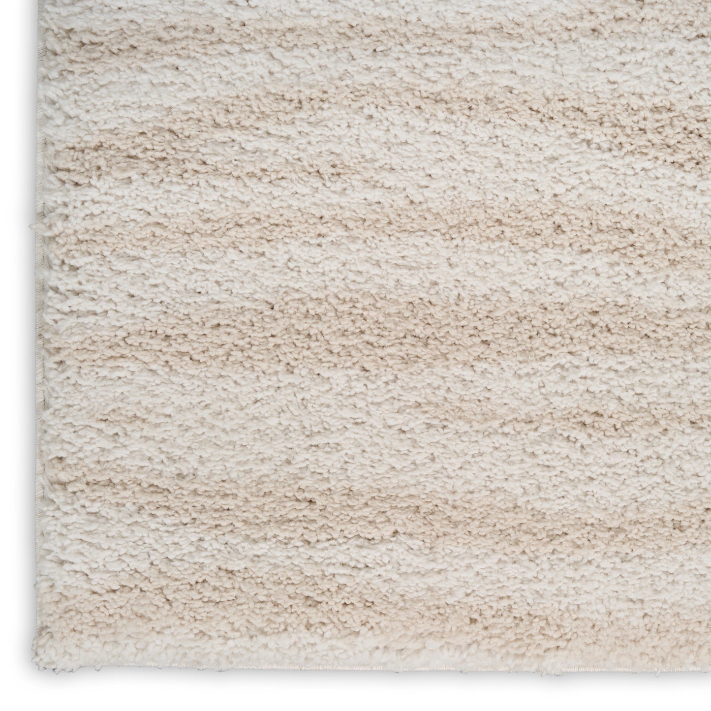 Nourison Modern Shag 3'11" x 5'11" Ivory Beige Modern Indoor Rug