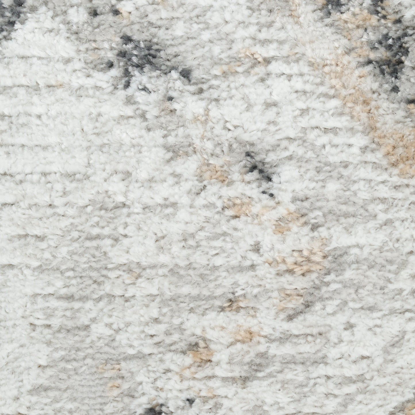 Nourison Dekor 5'3" x 7' Grey Charcoal Modern Indoor Rug