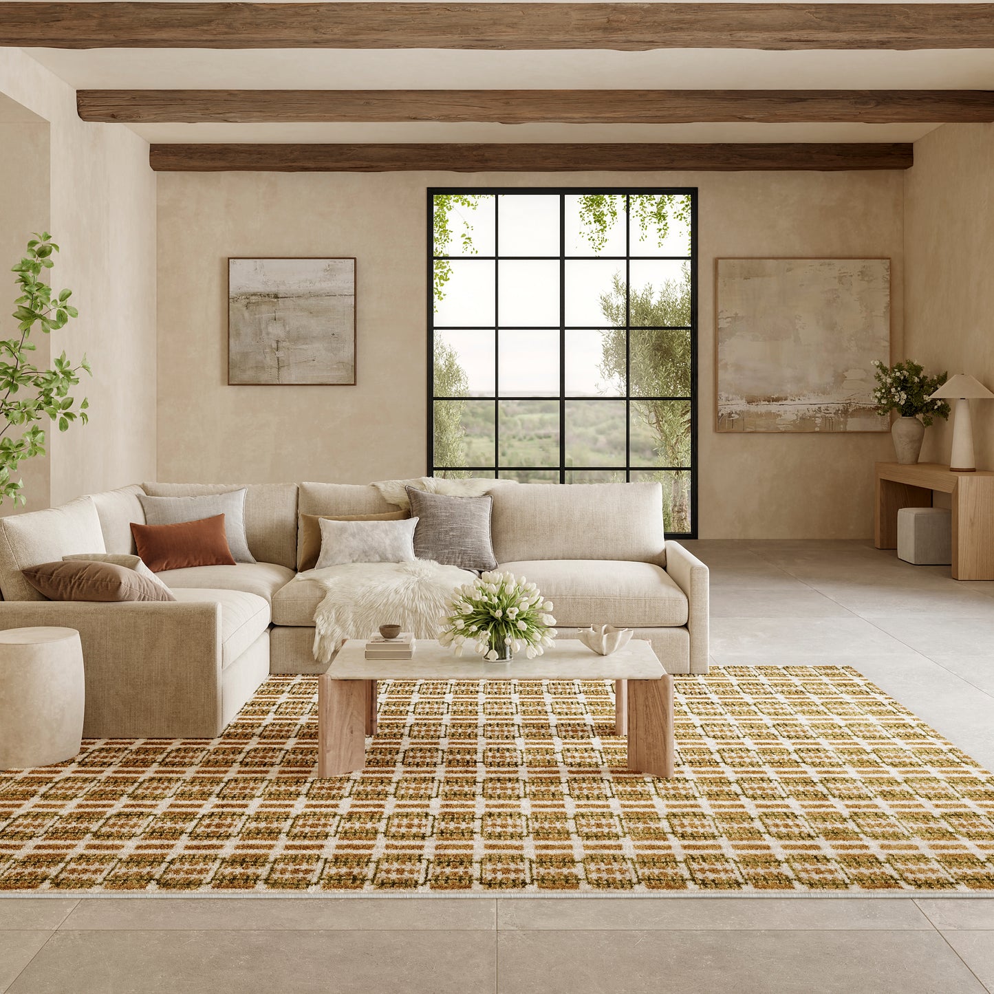 Nourison Nordic 8' x 10' Multicolor Modern Indoor Rug
