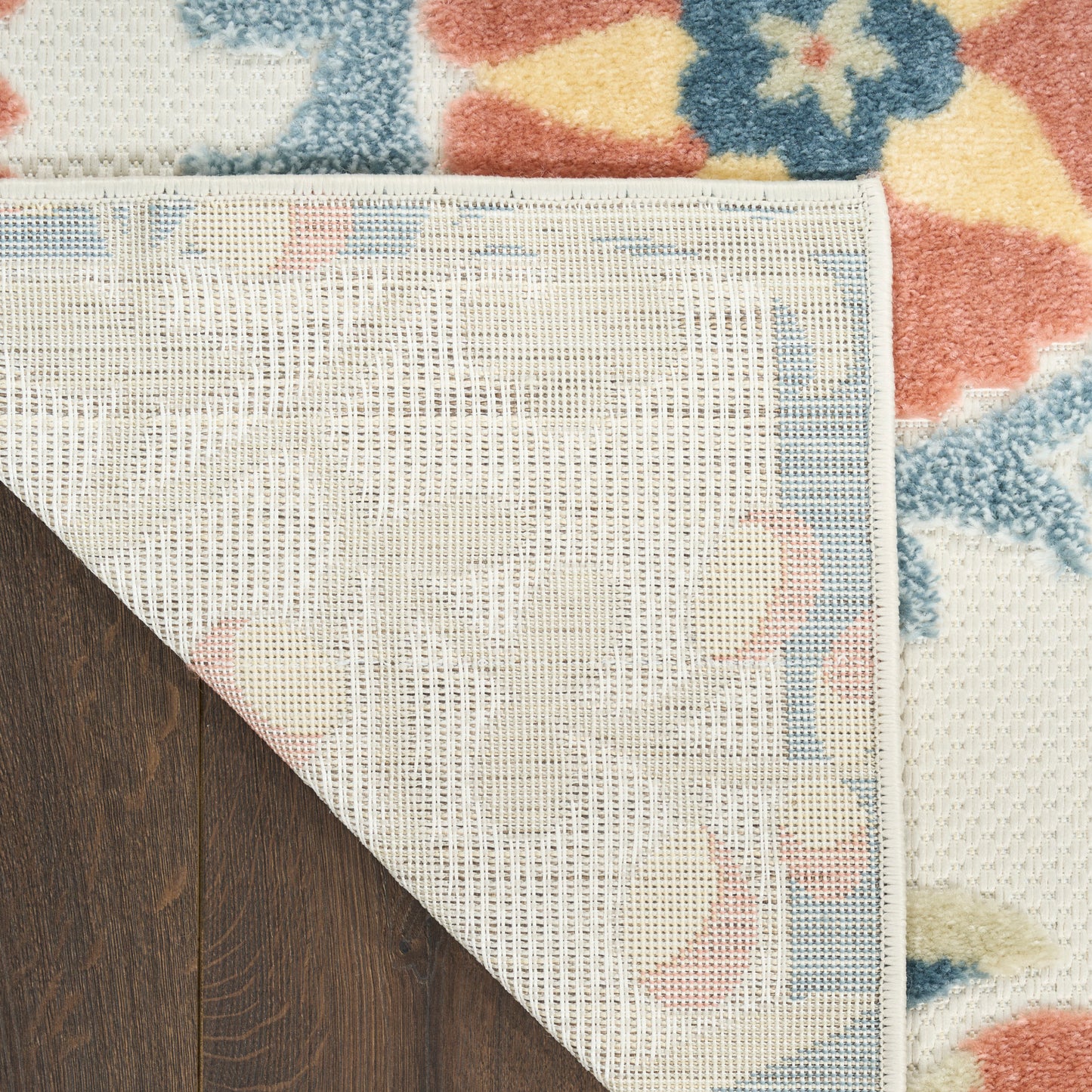 Nourison Aloha 3'6" x 5'6" Grey Multicolor Farmhouse Rug