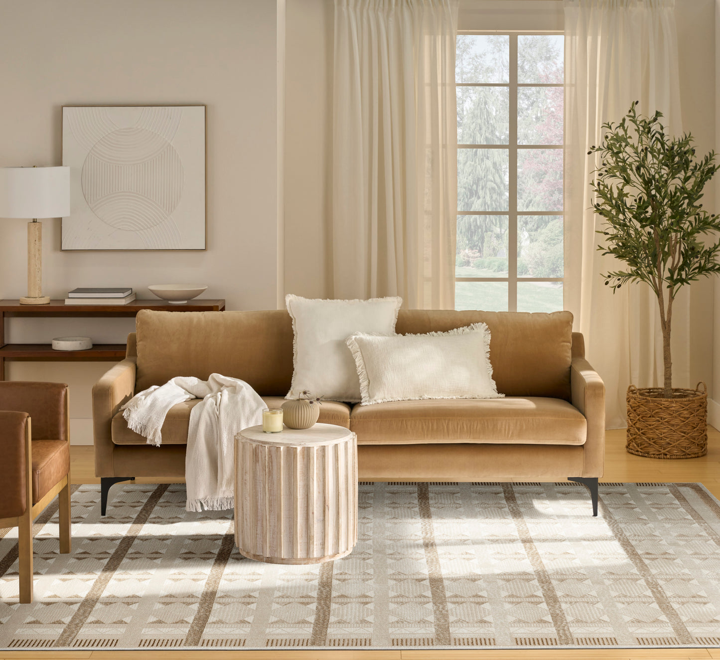 Nourison Nordic 8' x 10' Taupe Modern Indoor Rug