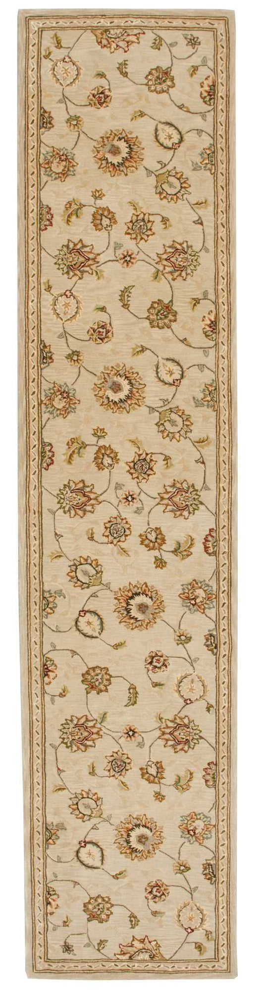 Nourison Nourison 2000 2'6" x 12' Beige Traditional Indoor Rug