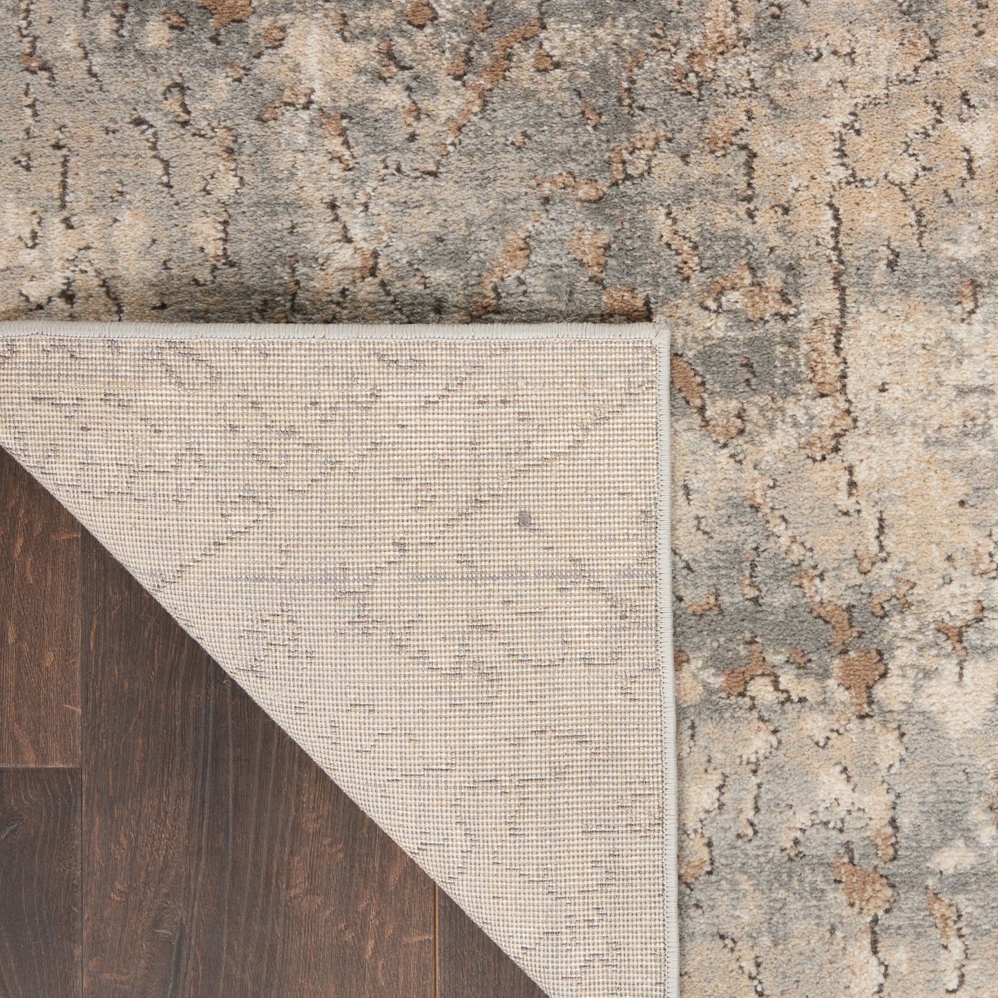 Nourison Quarry 3'9" x 5'9" Beige Grey Modern Indoor Rug