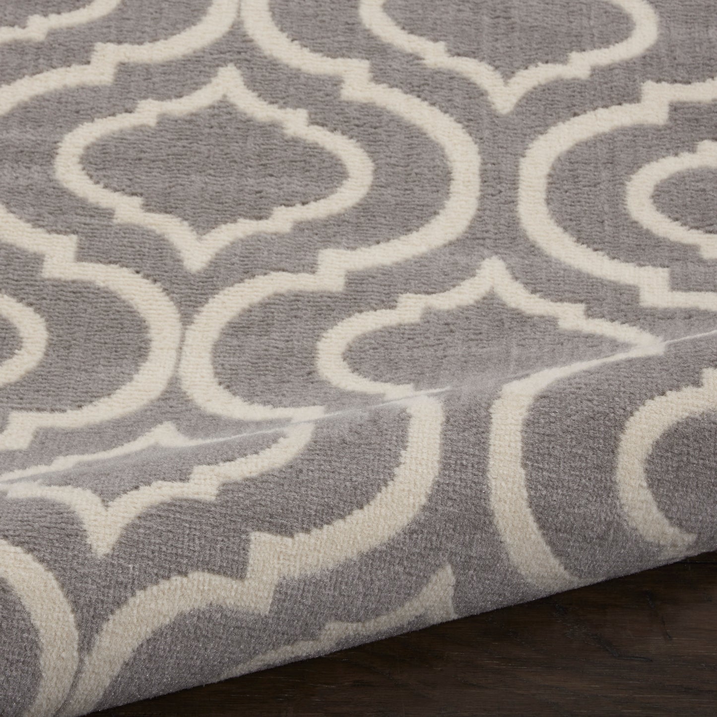 Nourison Jubilant 2' x 6' Grey Contemporary Indoor Rug