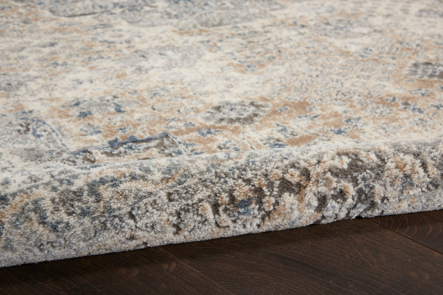 Nourison Quarry 8'10" x 11'10" Grey/Ivory Vintage Indoor Rug