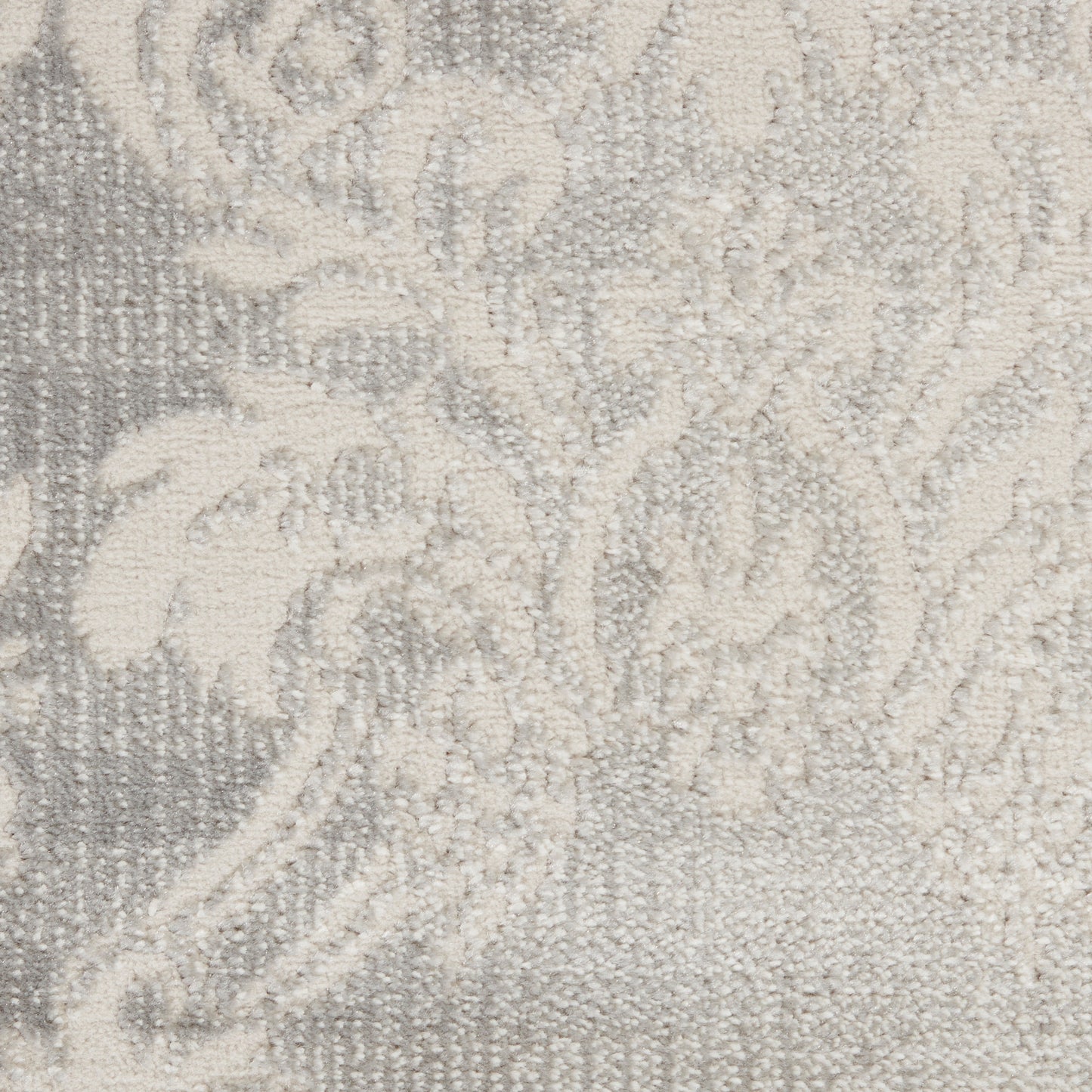 Nourison Elation 7'10" x 9'10" Ivory Grey Vintage Indoor Rug