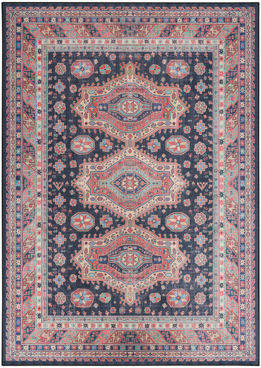 Nourison Vintage Home 6' x 9' Navy Bohemian Indoor Rug