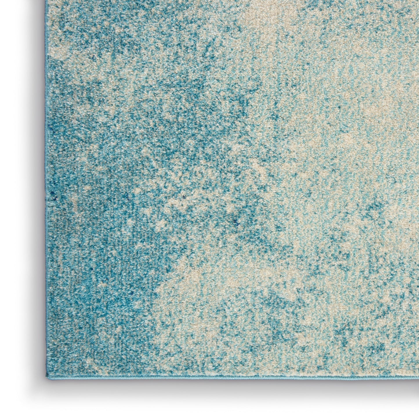 Nourison Passion 2'2" x 10' Navy Light Blue Modern Indoor Rug