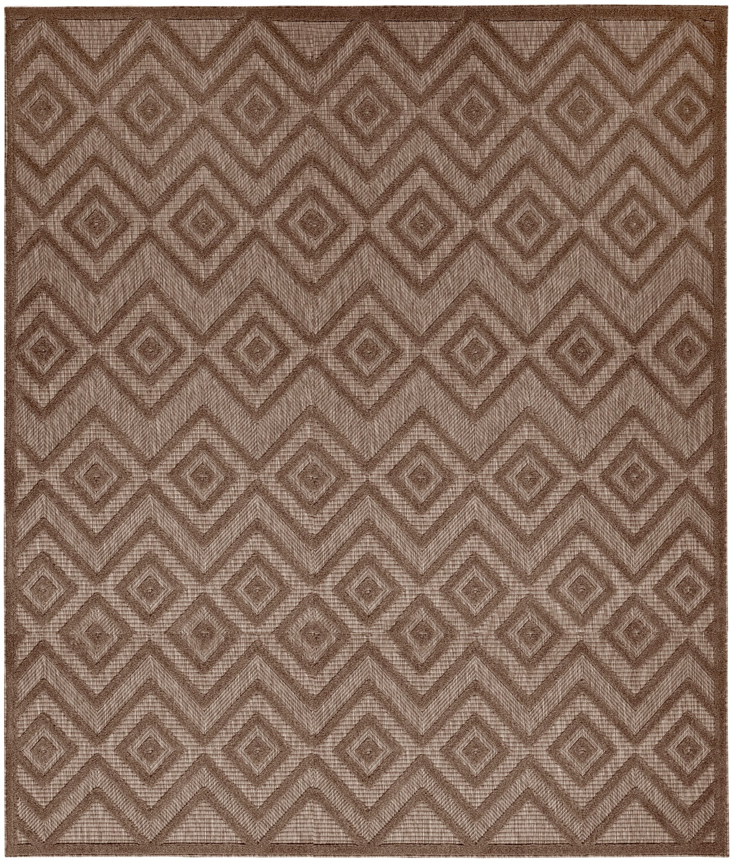 Nourison Versatile 10' x 14' Brown Modern Rug