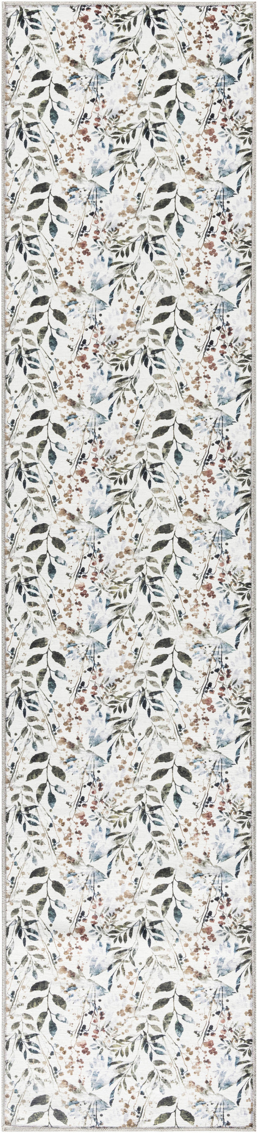 Nourison Nourison Washables 2'2" x 10' Ivory Multicolor Contemporary Indoor Rug