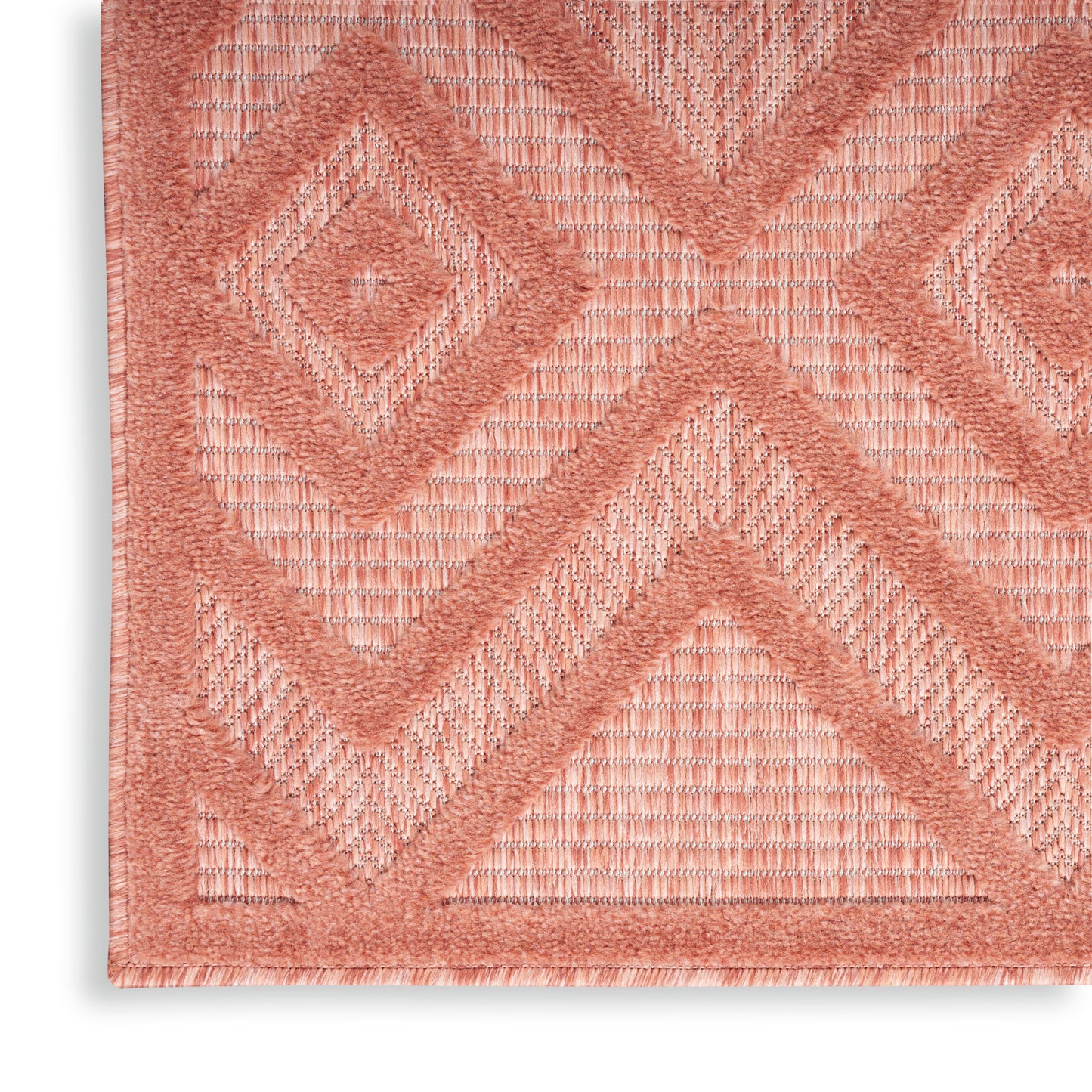 Nourison Versatile 2' x 4' Coral Orange Modern Rug