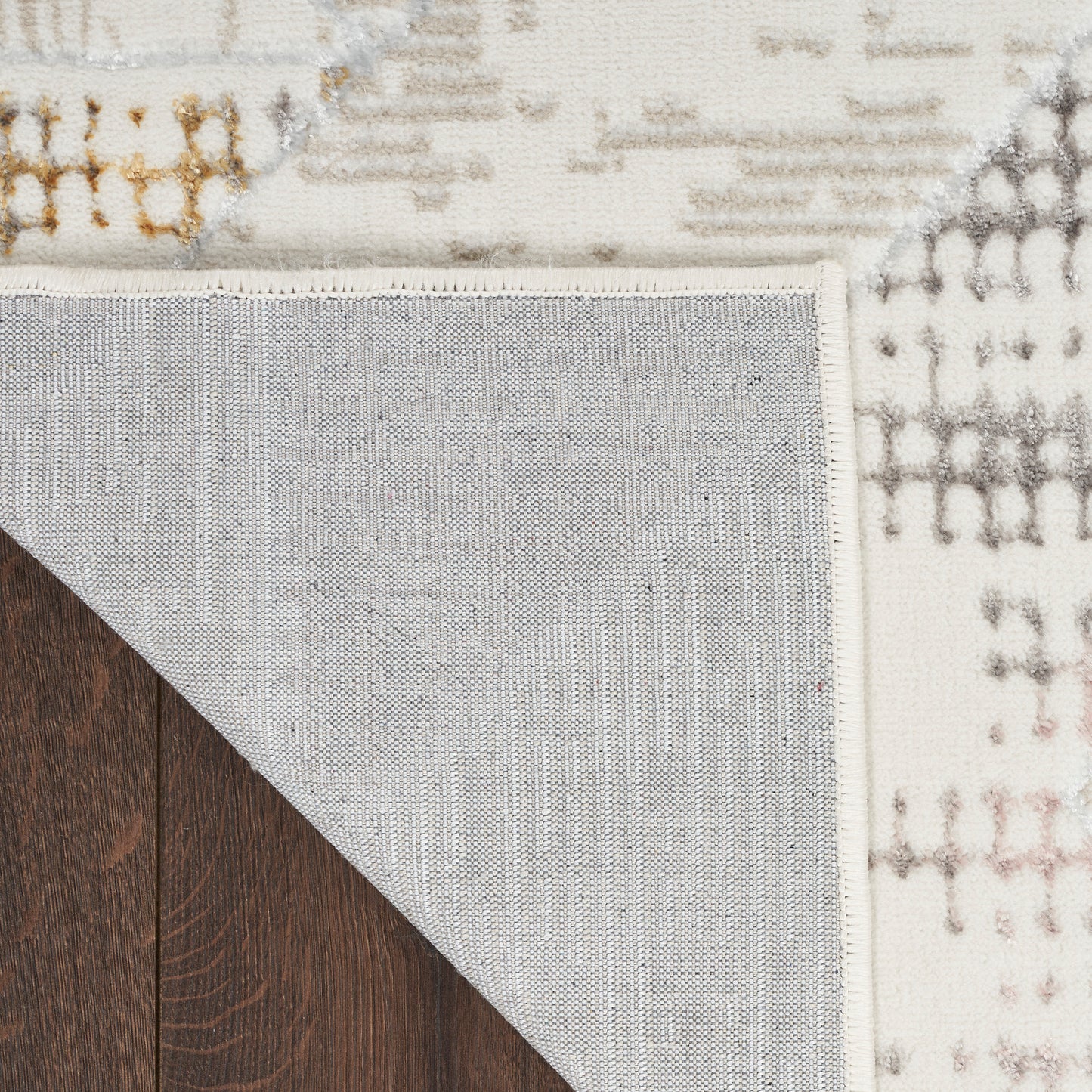 Nourison Glitz 3'11" x 5'11" Ivory/Multi Contemporary Indoor Rug