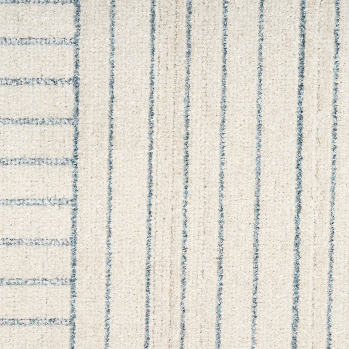 Nourison Washable Decor 7'10" x 10' Cream Blue Modern Indoor Rug