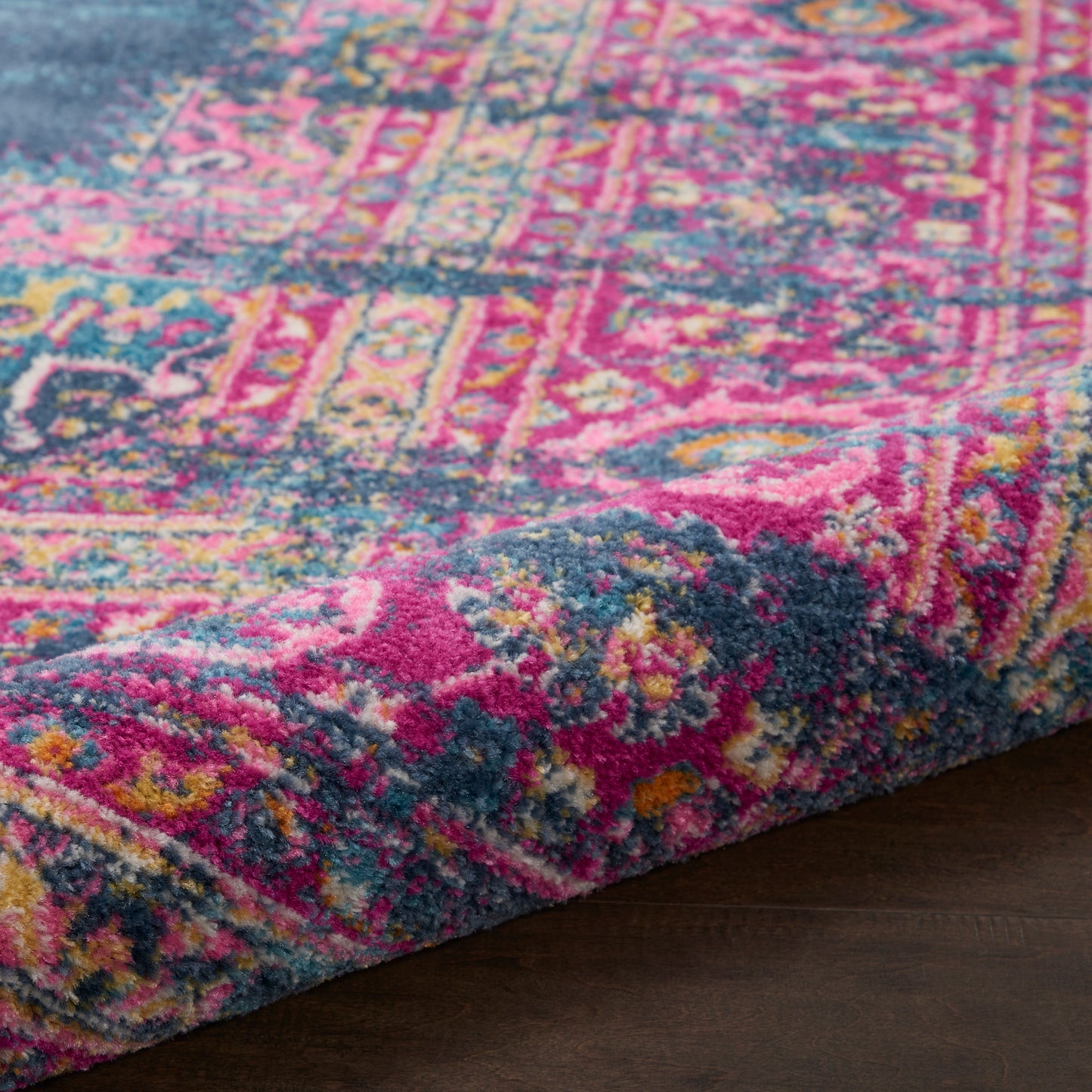Nourison Passion 1'10" x 2'10" Blue Bohemian Indoor Rug