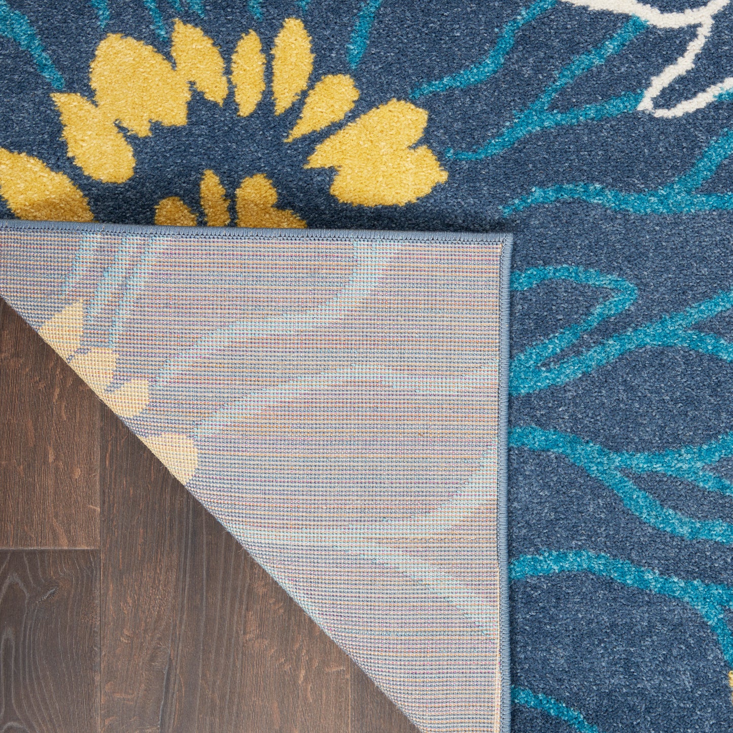 Nourison Passion 1'10" x 6' Blue Contemporary Indoor Rug