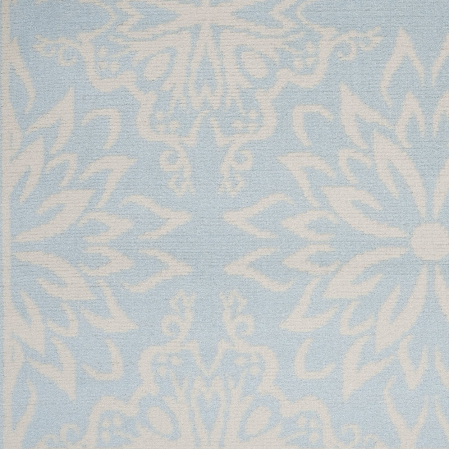 Nourison Jubilant 5'3" x 7'3" Ivory/Light Blue Farmhouse Indoor Rug