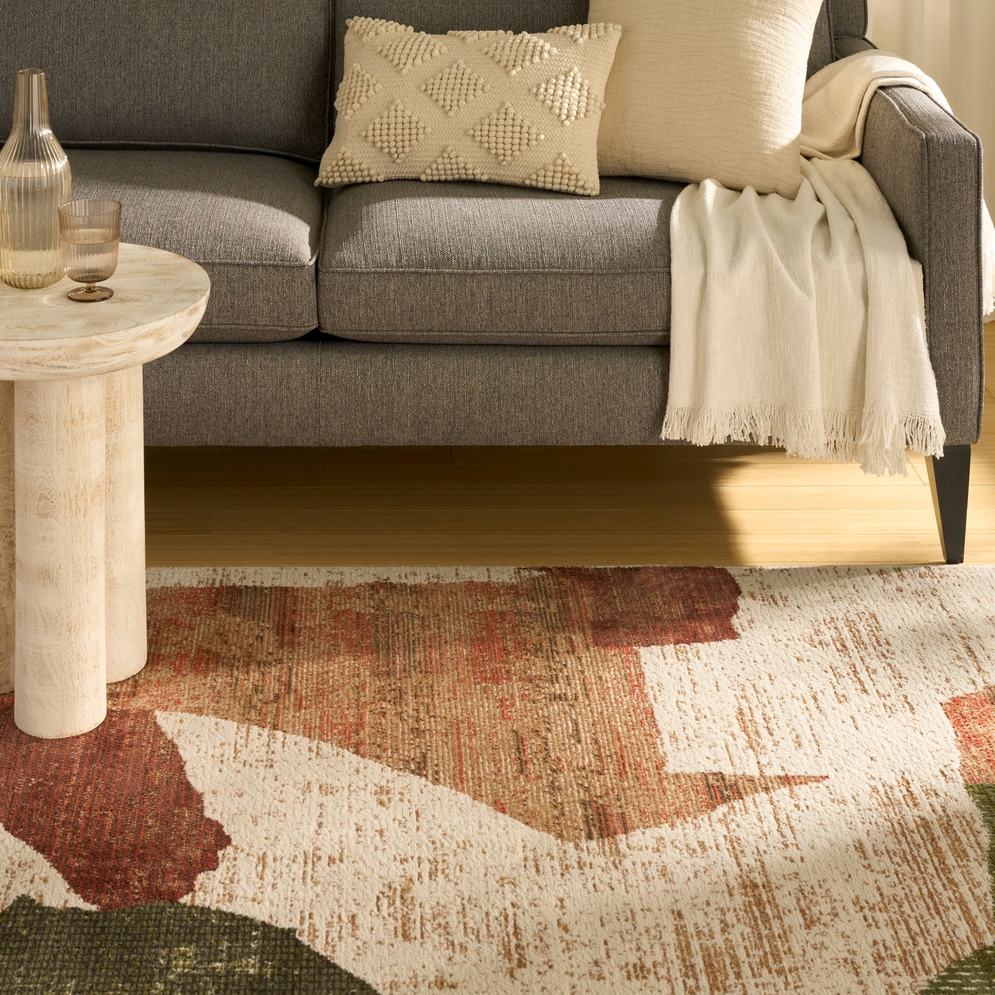 Nourison Nordic 8' x 10' Beige Multi Modern Indoor Rug