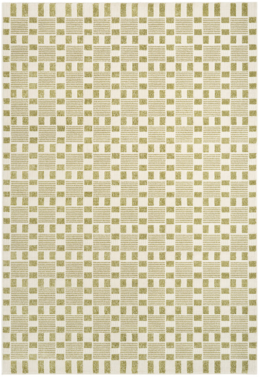 Nourison Nordic 4' x 6' Green Modern Indoor Rug