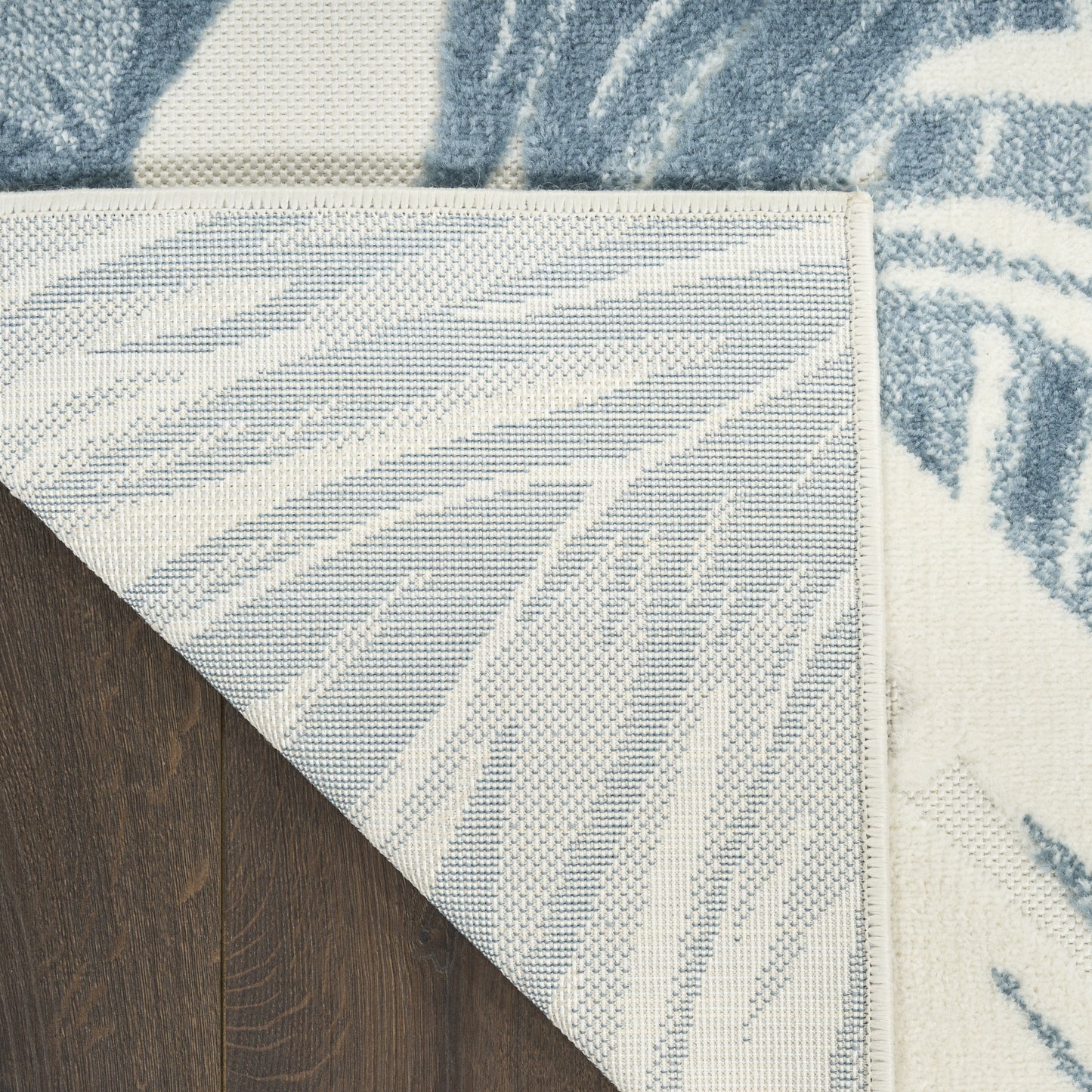 Nourison Aloha 9' x 12' Ivory Blue Modern Rug