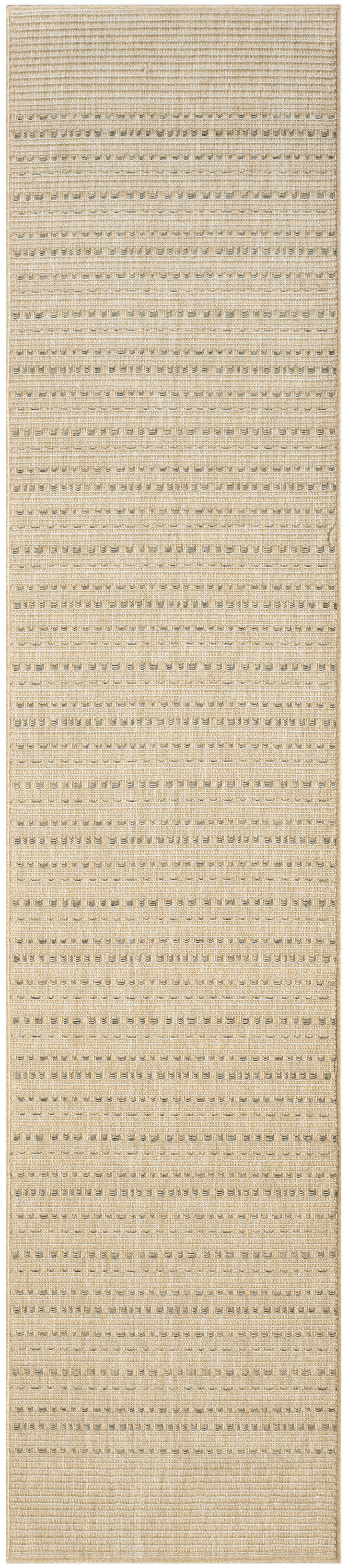 Nourison Tulum 2'2" x 8' Taupe Outdoor Rug