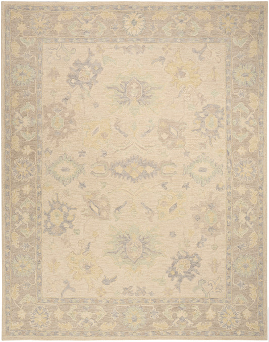 Nourison Maison 5'9" x 8'9" Ivory Taupe Vintage Indoor Rug