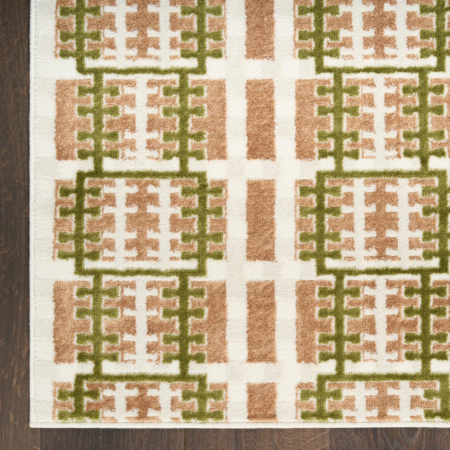 Nourison Nordic 4' x 6' Multicolor Modern Indoor Rug