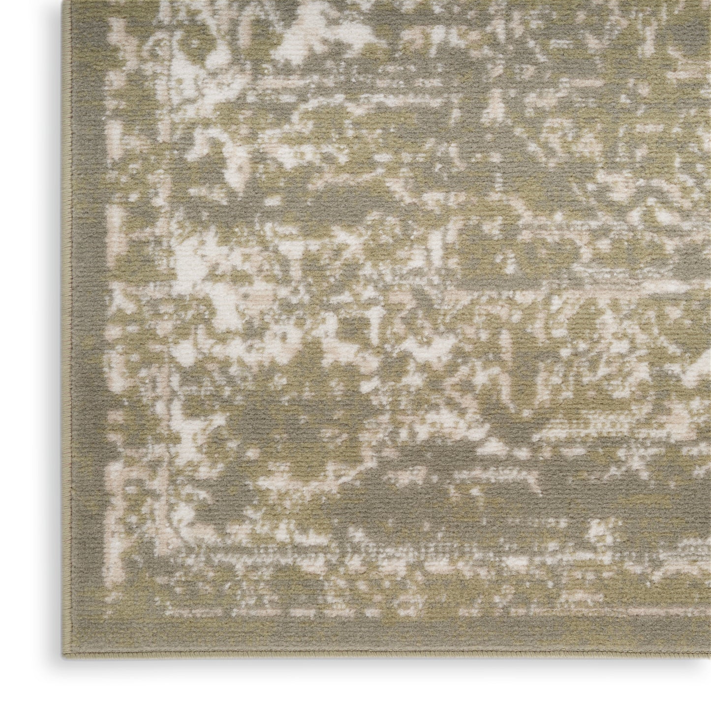 Nourison Grafix 6' x 9' Olive Vintage Indoor Rug