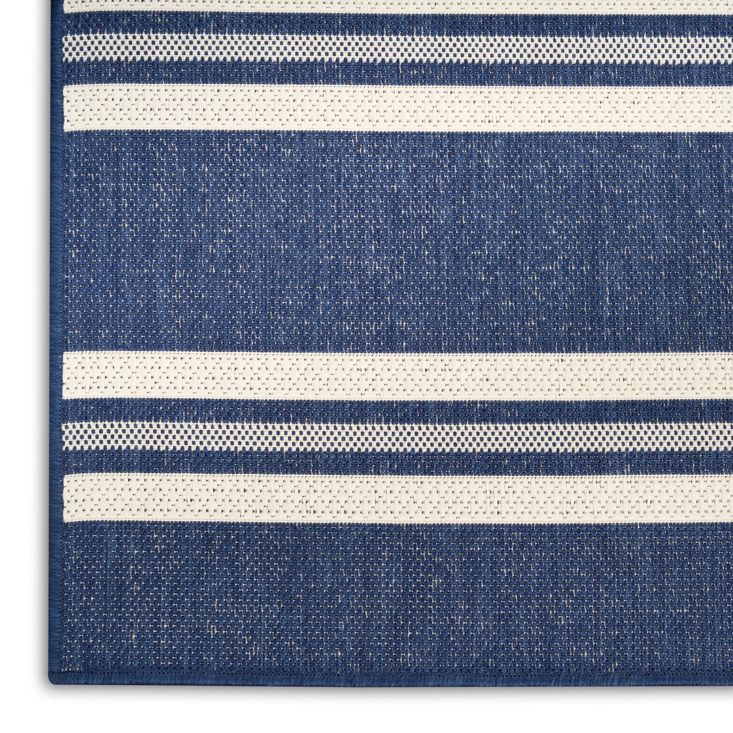 Nourison Horizon Indoor/Outdoor 5' x 7' Navy Modern Rug