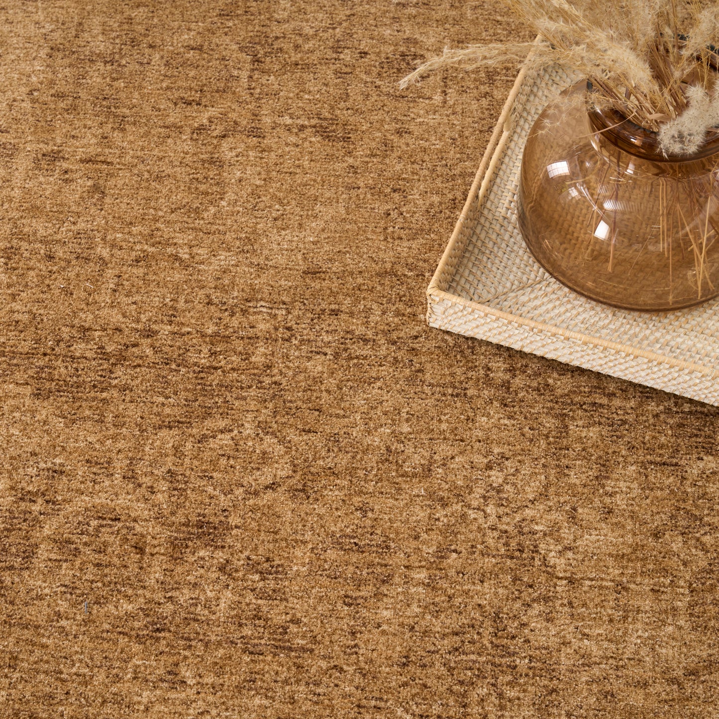 DKNY Pure Shades 7'10" x 9'10" Latte Vintage Indoor Rug