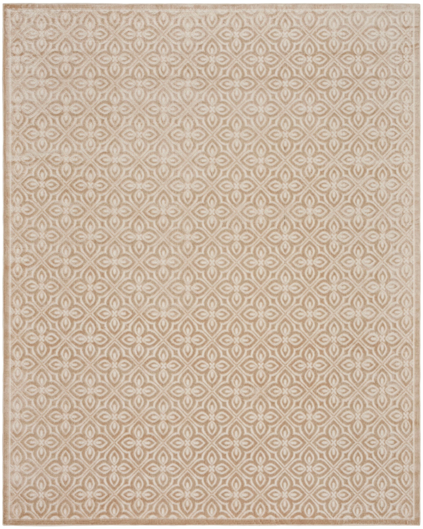 Nourison Washable Charm 9' x 12' Beige Ivory Contemporary Indoor Rug