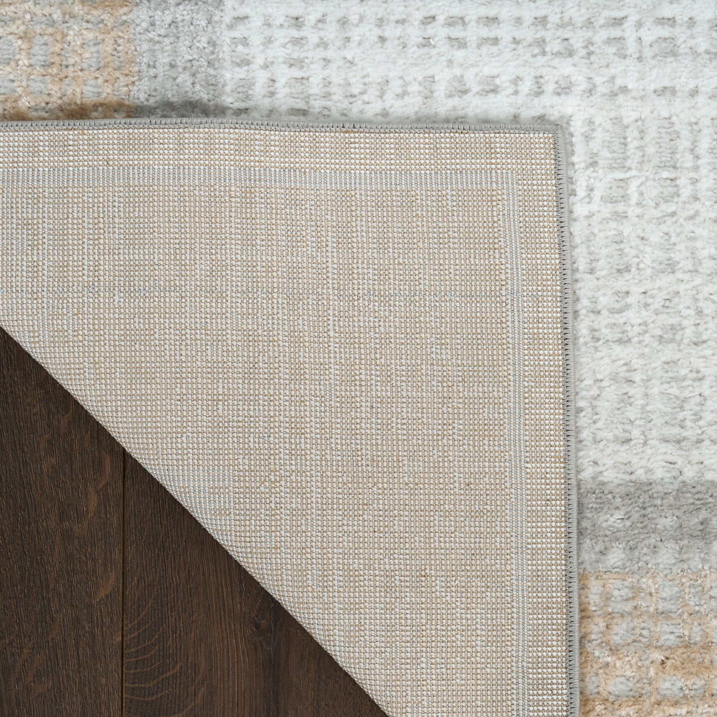 Nourison Dekor 5'3" x 7' Grey Modern Indoor Rug