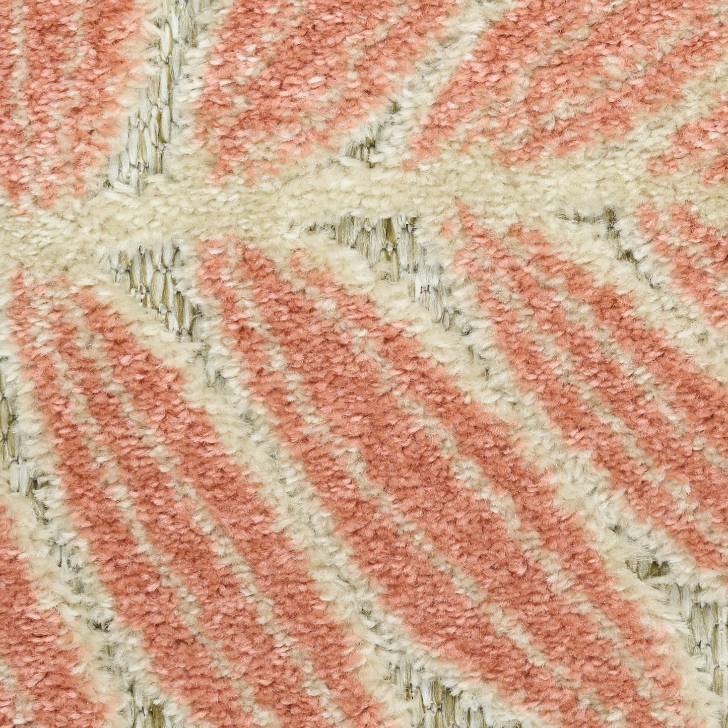 Nourison Aloha 5'3" x 7'5" Sage Rose Modern Rug