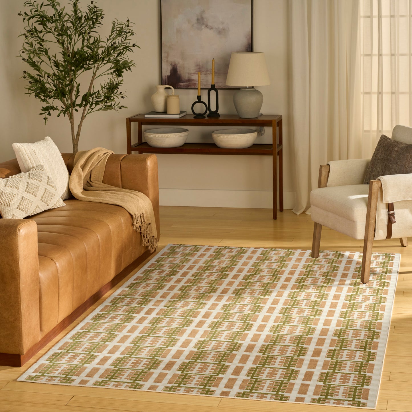 Nourison Nordic 5' x 7' Multicolor Modern Indoor Rug