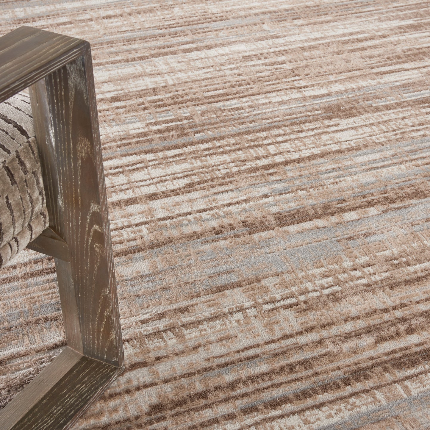 Nourison Elation 10' x 14' Ivory Grey Modern Indoor Rug