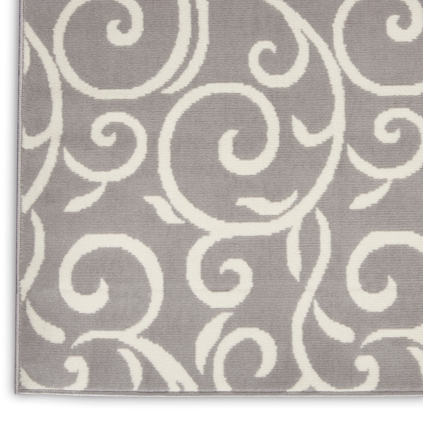 Nourison Grafix 3' x 5' Grey Contemporary Indoor Rug