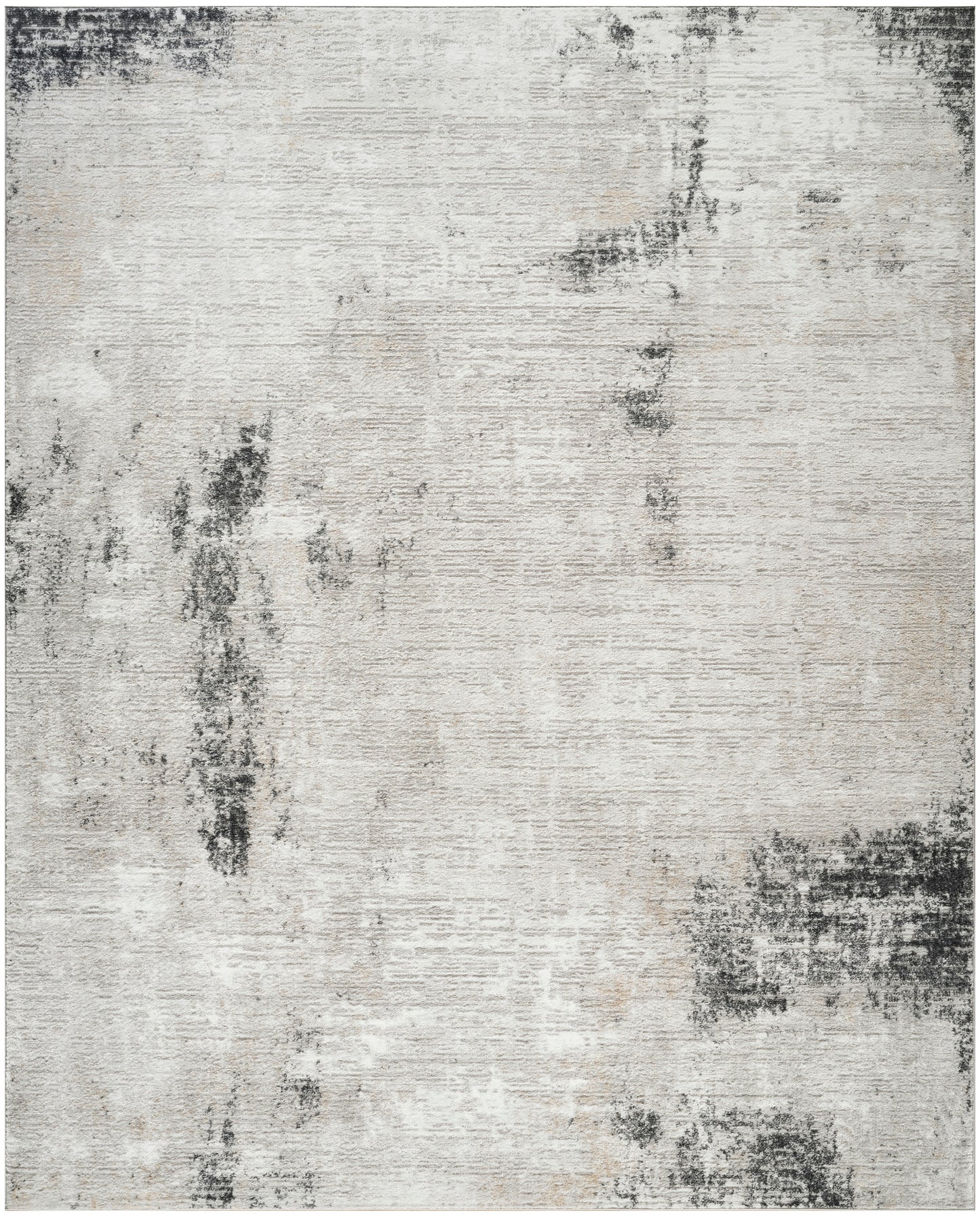 Nourison Dekor 7'10" x 9'10" Grey Charcoal Modern Indoor Rug