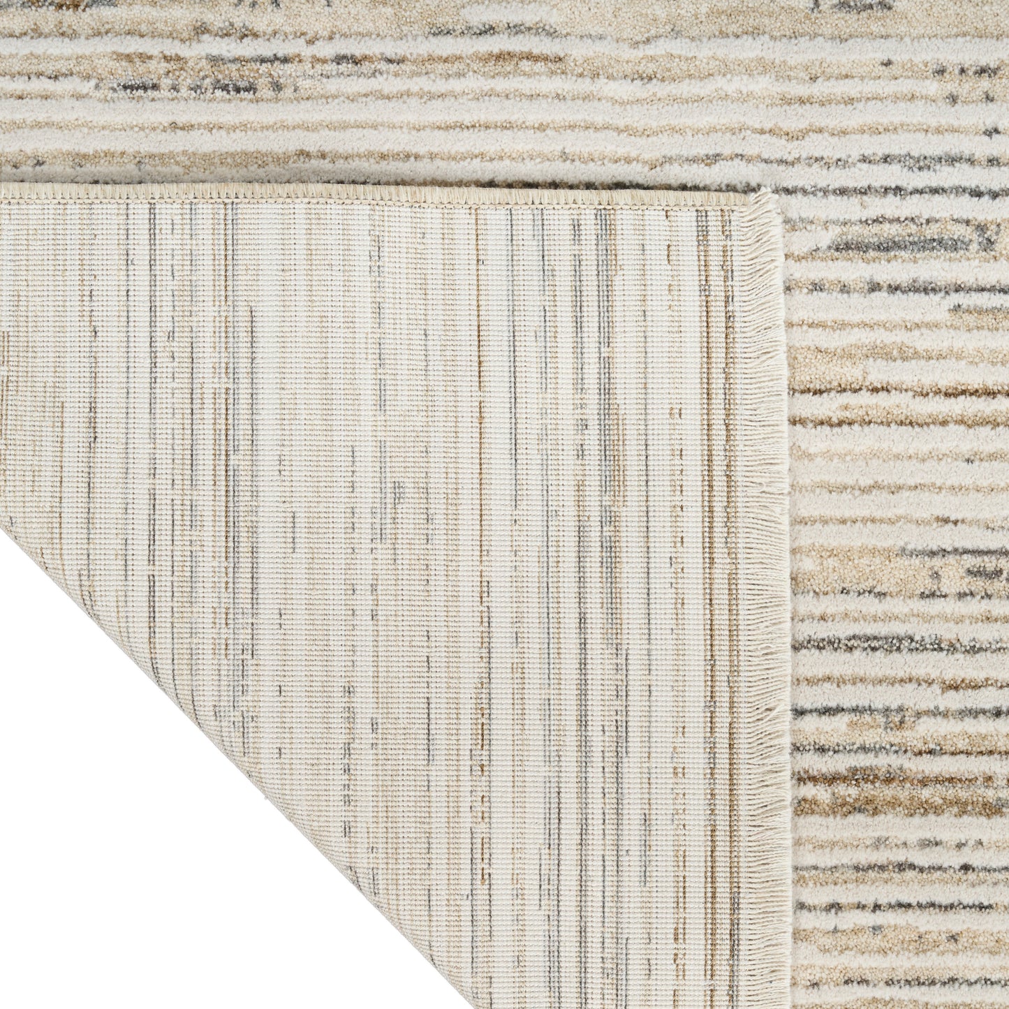 Calvin Klein CK078 Summit 9'10" x 13' Ivory Multicolor Modern Indoor Rug