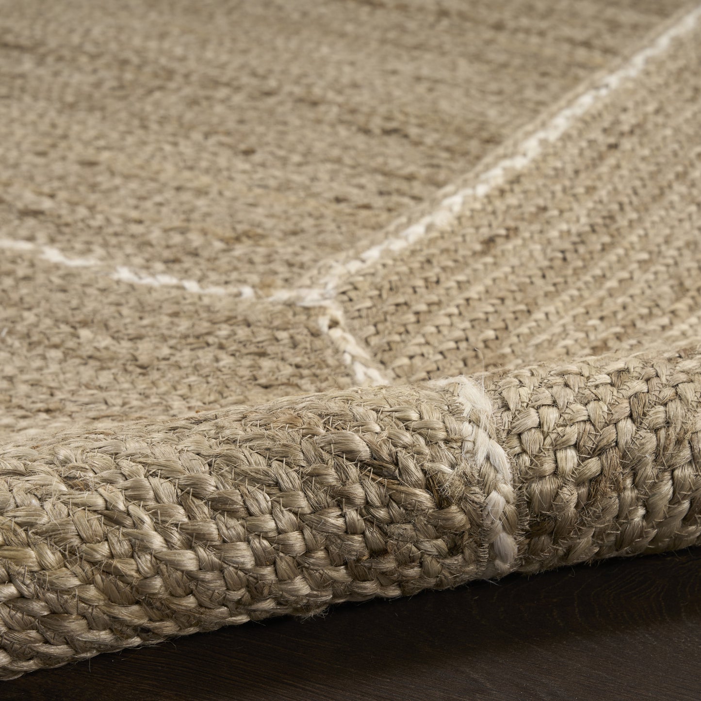 Nourison Terrazzo Jute 8' x 10' Natural Grey Farmhouse Indoor Rug