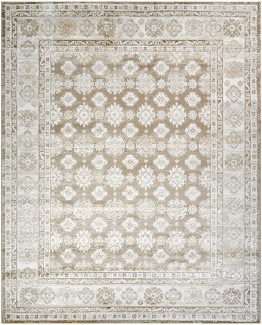 Nourison Dekor 7'10" x 9'10" Ivory Taupe Vintage Indoor Rug