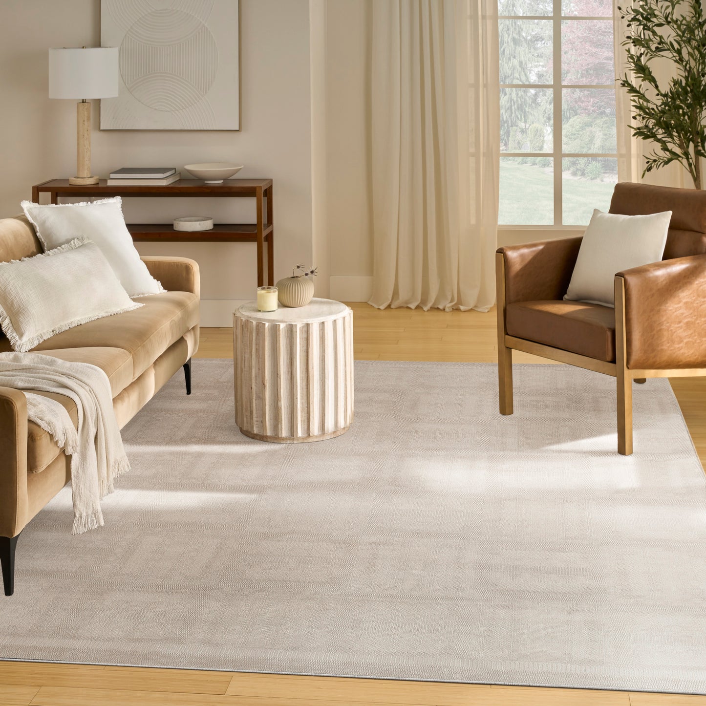 Nourison Nordic 8' x 10' Ivory Modern Indoor Rug
