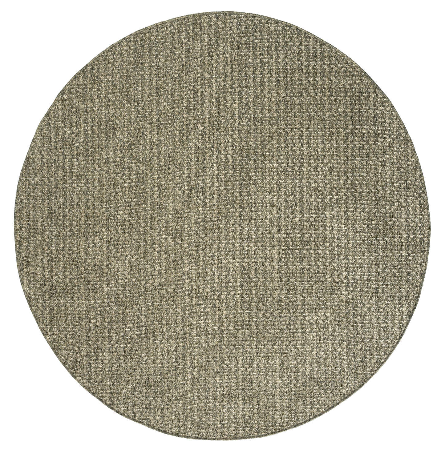Nourison Tulum 8' x Round Olive Outdoor Rug