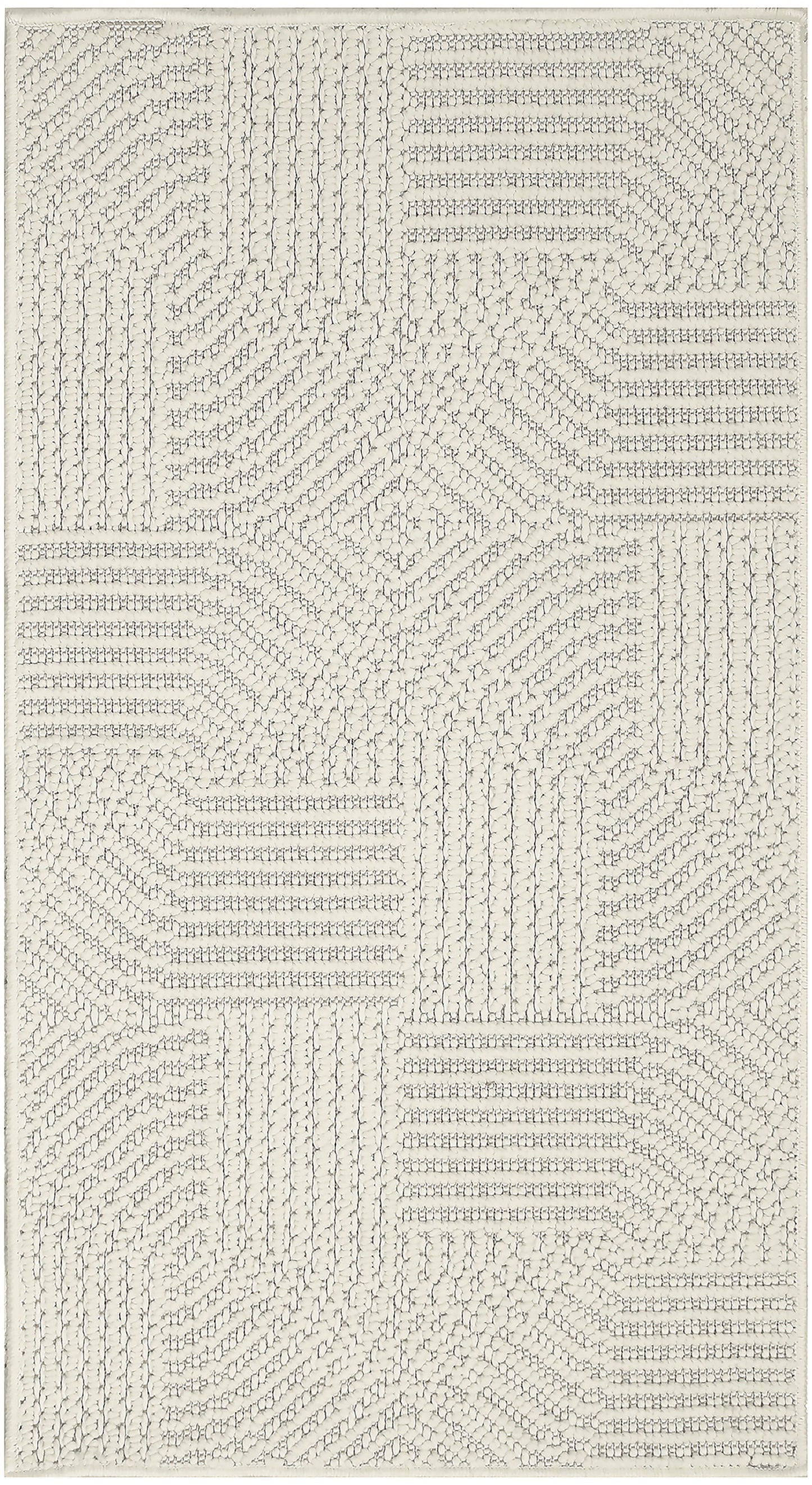 Nourison Natural Texture 2'2" x 3'9" Ivory Modern Indoor Rug