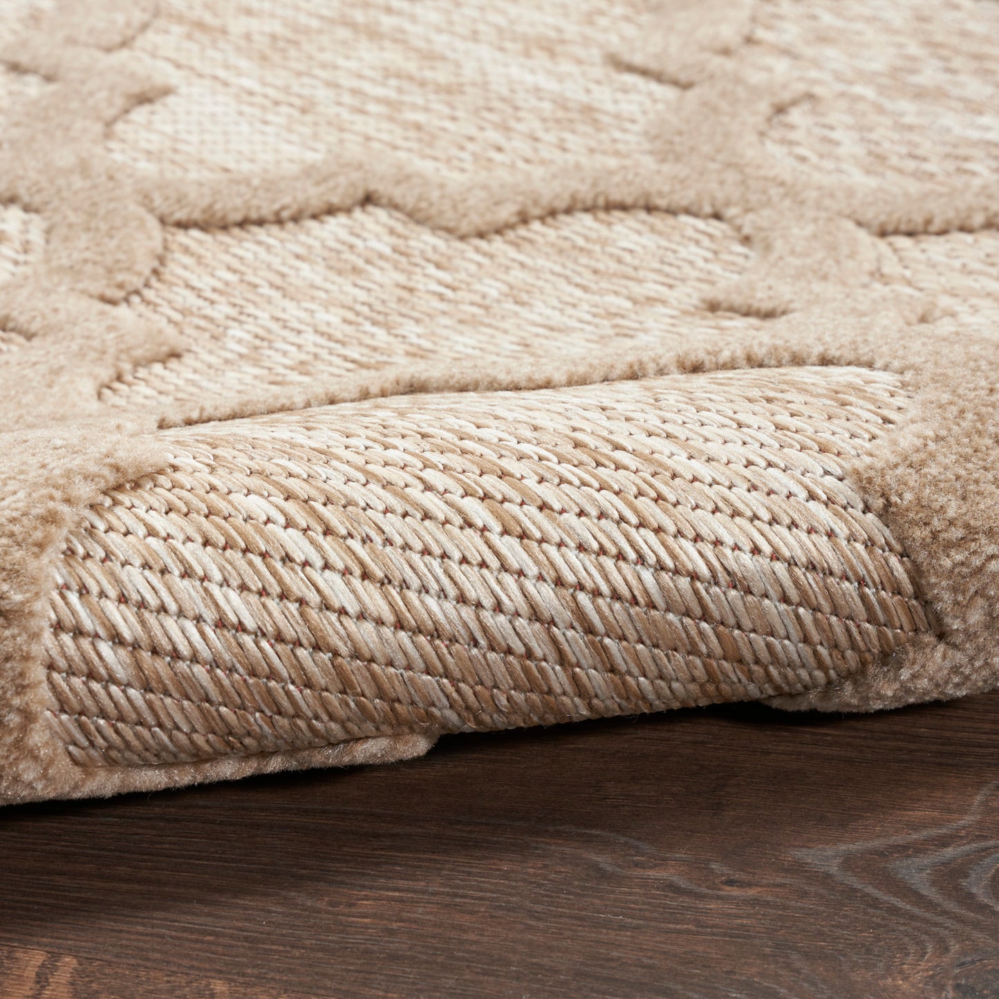Nourison Easy Care 9' x 12' Natural Beige Modern Rug