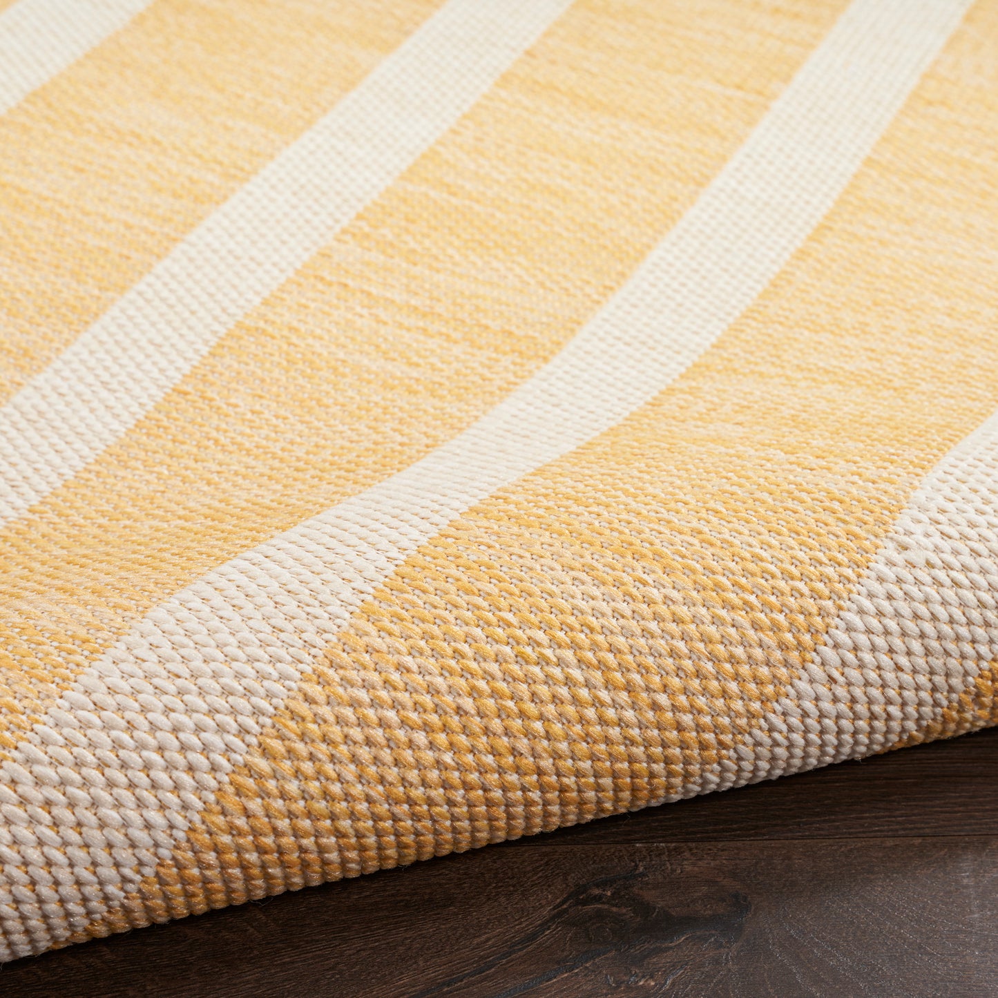 Nourison Positano 10' x 14' Yellow Ivory Modern Rug